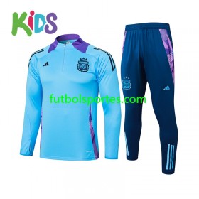 Argentina Niño Sudadera de Entrenamiento Trajes Azul 2024